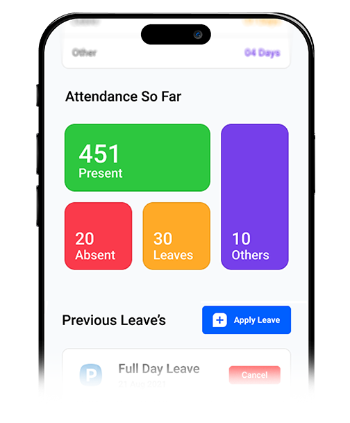 Features of Class On App School Attendance Manager System